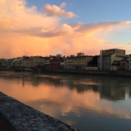 The River Arno; Florence, Italy